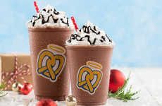 Frozen Holiday Hot Chocolates