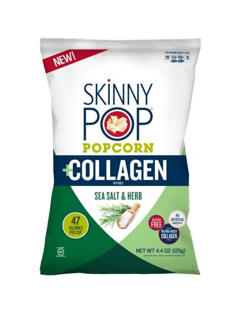 Collagen-Infused Popcorn Snacks