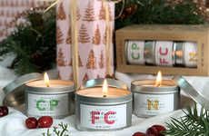 Giftable Holiday Candle Trios