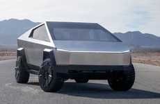 Angular Electric Pickup Trucks