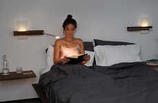 Contemporary Timber Bedside Illuminators