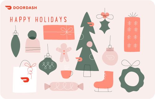 Food Delivery Holiday Gifts Doordash Gift Card