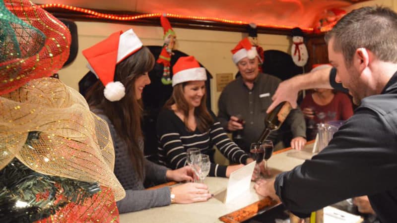 Festive Wine Train Experiences