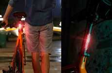 Discreet Motion-Sensing Bike Lights