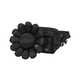 All-Black Floral Accessories Image 4