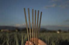 Agave-Based Drinking Straws