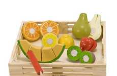 Wooden Fruit-Cutting Sets