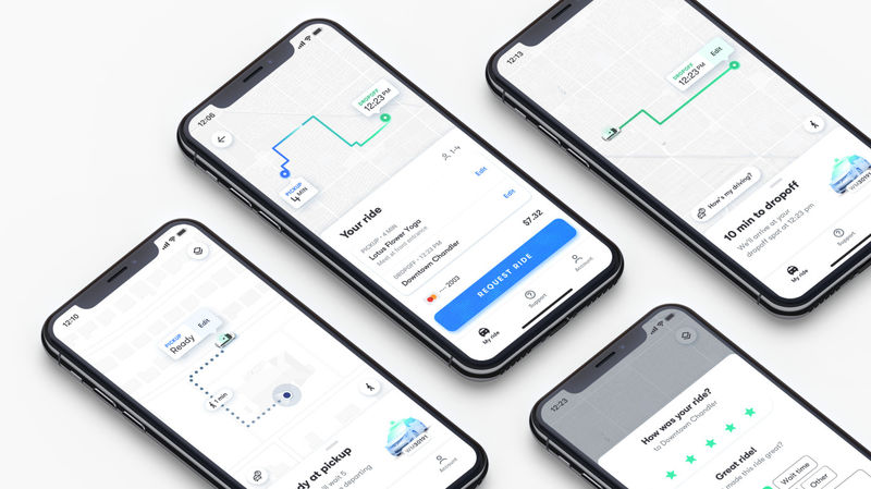 Robotic Taxi Apps