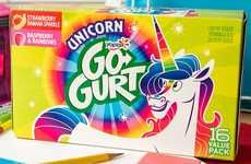 Unicorn-Themed Yogurt Tubes