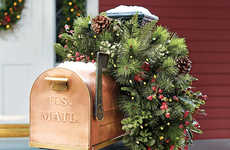 Festive Mailbox Adornments