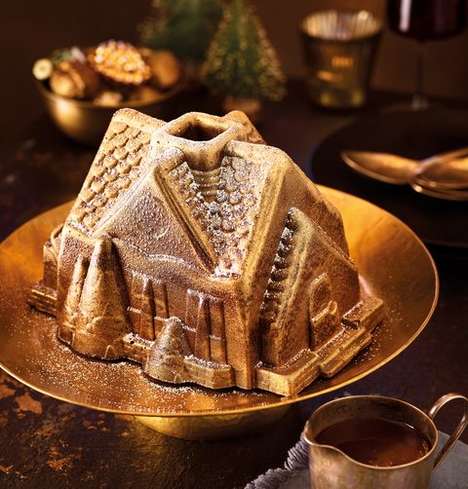 Edible Cottage-Shaped Desserts