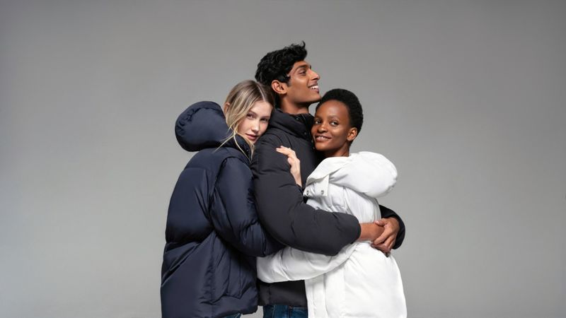 Flower-Filled Puffer Jackets
