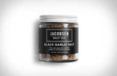 Briny Fermented Garlic Salts