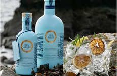 Seaside-Inspired Gin Packaging