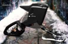 Snowmobile-Motorcycle Hybrids