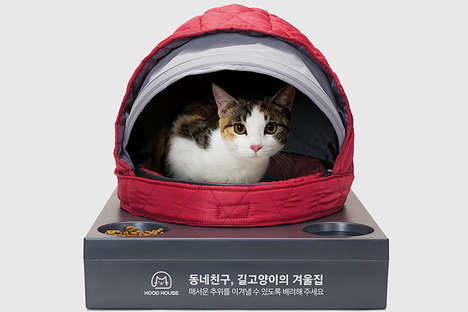 Upcycled Stray Cat Beds