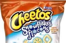Snowflake-Shaped Cheese Puffs