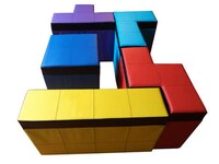 Puzzle-Like Storage Benches Image 2