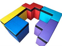 Puzzle-Like Storage Benches Image 3