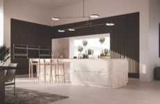 Interactive All-Glass Kitchen Installations