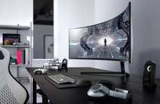 Curved Immersive Gaming Monitors