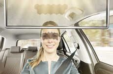 Intelligent Glare-Eliminating Car Visors