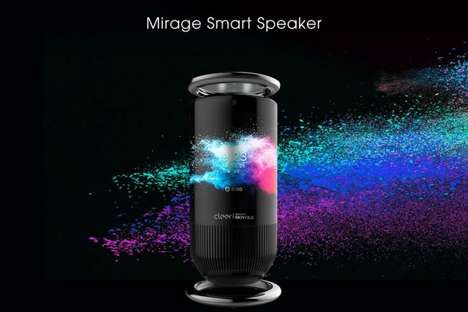 Curved AMOLED Smart Speakers
