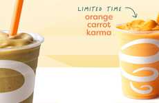 Fresh Carrot Juice Smoothies
