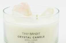 Romantically Beautiful Crystal Candles