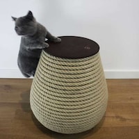 Cat-Friendly Rope Stools Image 6