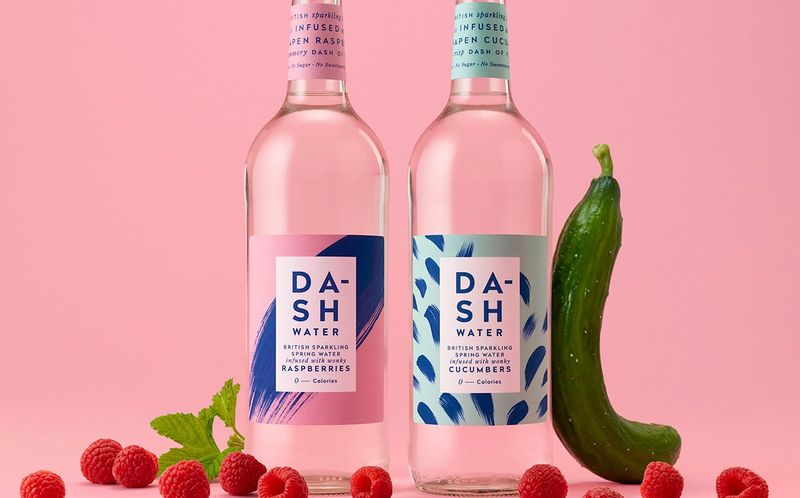 Elegant Glass Water Packaging