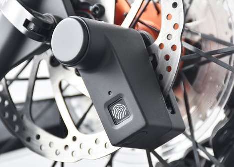 Biometric Bike Brake Locks