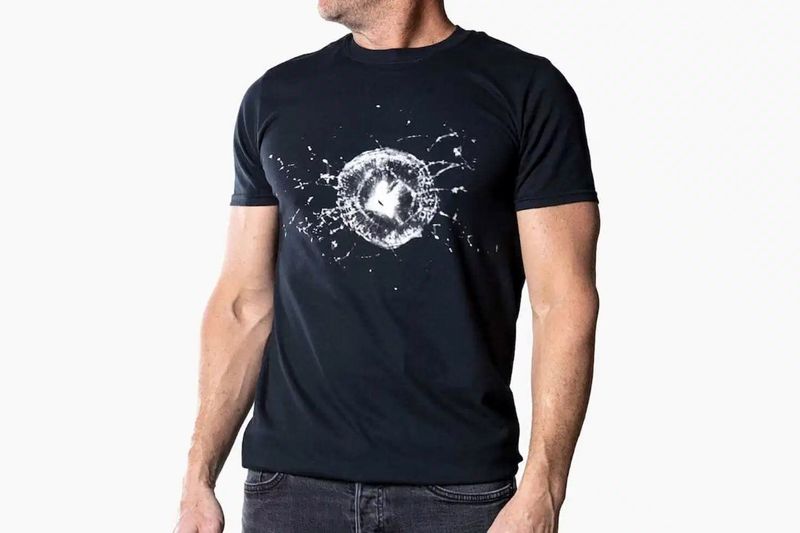 Shattered Vehicle Glass T Shirts Tesla Cybertruck Bulletproof Tee