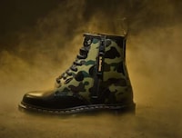 Celebratory Camo Combat Boots Image 2