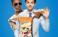 Humorous Celebrity Popcorn Ads