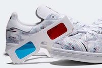 Celebratory Cartoon-Adorned Sneakers Image 5