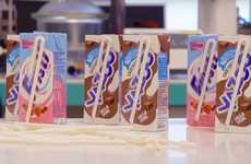 Paper Straw-Paired Dairy Products
