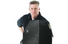 Origami-Inspired Police Shields