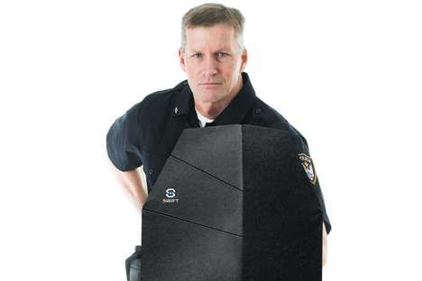 Origami-Inspired Police Shields