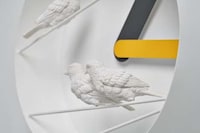 Sculptural Sparrows Nest Clocks Image 5