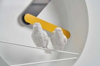 Sculptural Sparrows Nest Clocks Image 7