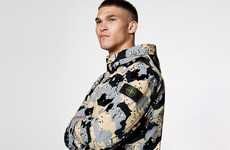 Camo-Patterned Tech Outerwear