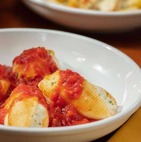 Cheese-Stuffed Pasta Shells