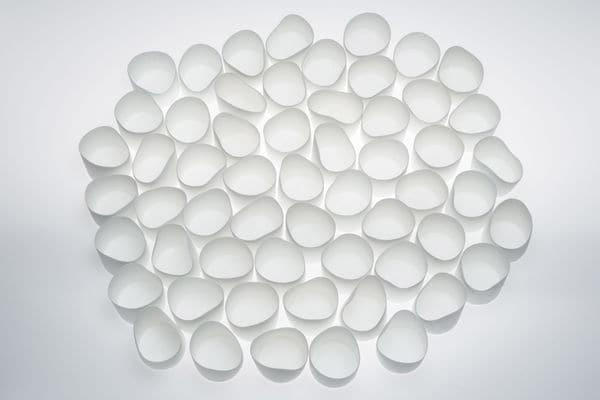 Minimalist Bone-Based Crockery