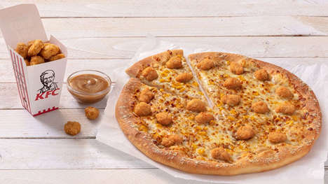 Collaboration Chicken-Topped Pizzas