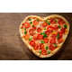 Romantic Heart-Shaped Pizzas Image 1