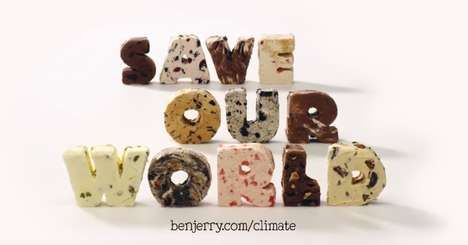 Climate-Centric Ice Cream Campaigns