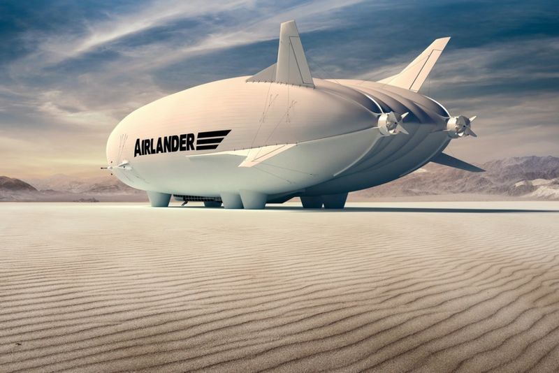 Hybrid Propulsion Airships