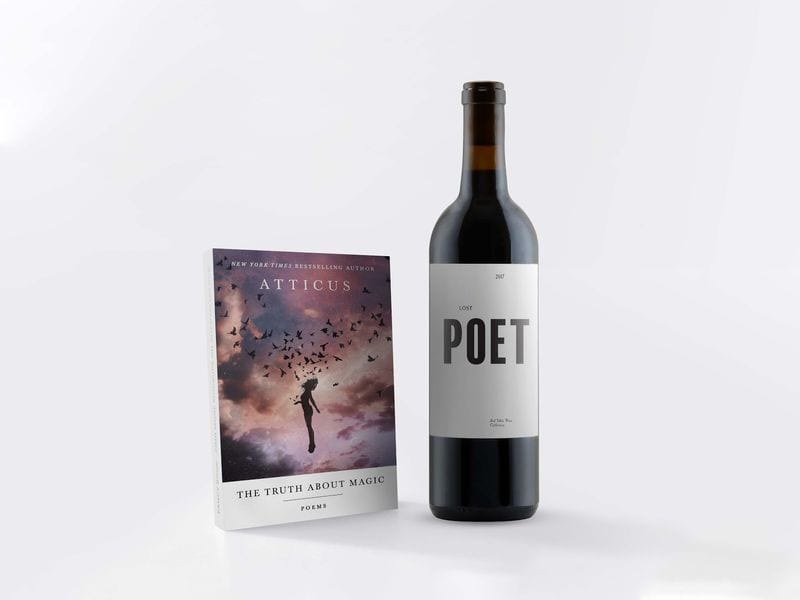 Poet-Inspired Wine Packaging