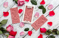 Rose-Shaped Chocolate Bars